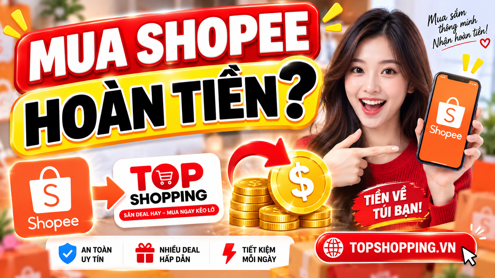 Mua Hàng Shopee Được Hoàn Tiền Không? Hướng Dẫn Cách Nhận Hoàn Tiền 2026