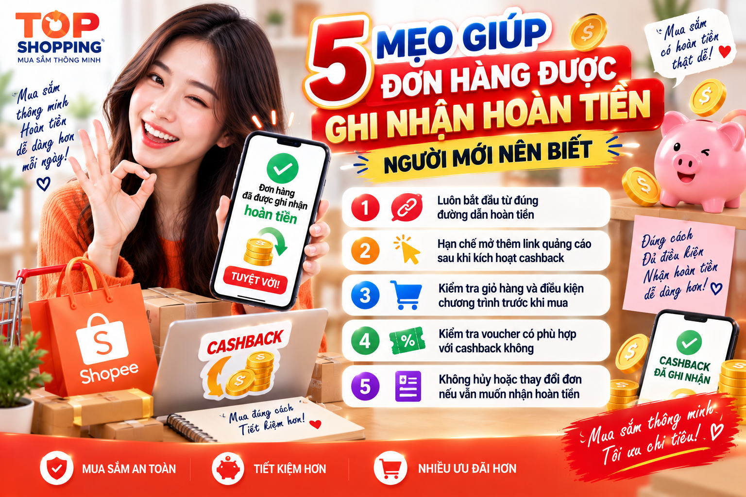 5 Mẹo Giúp Đơn Hàng Được Ghi Nhận Hoàn Tiền, Người Mới Nên Biết