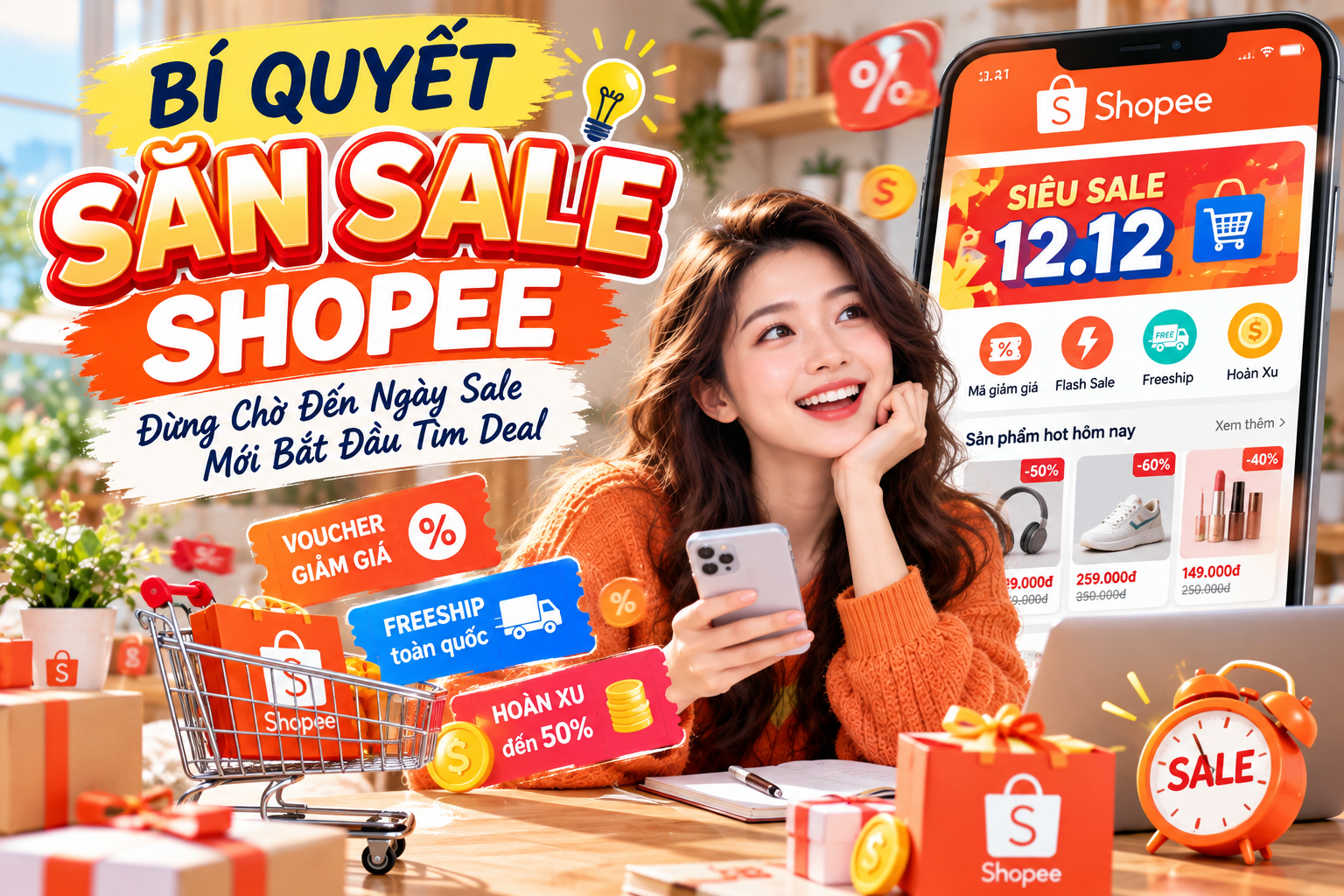 Bí Quyết Săn Sale Shopee: Cách Mua Đúng Deal, Tránh Mua Thừa